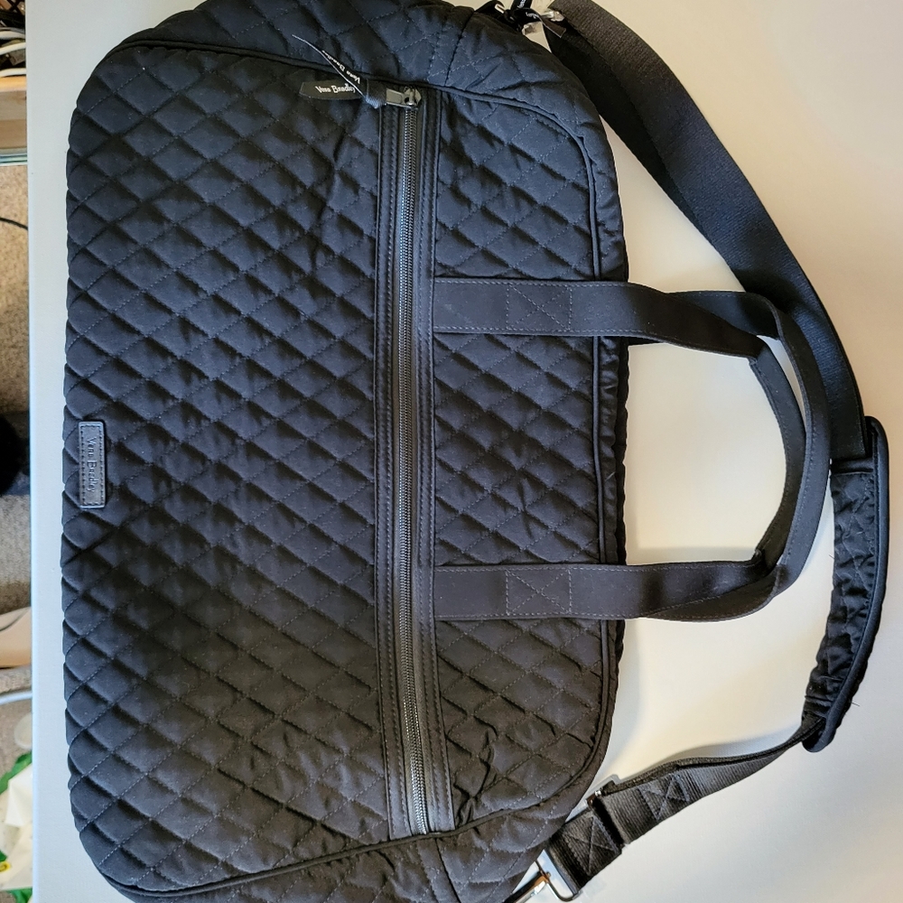 Vera Bradley Black Medium Weekend Duffel Bag